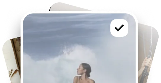 Interactive card background image