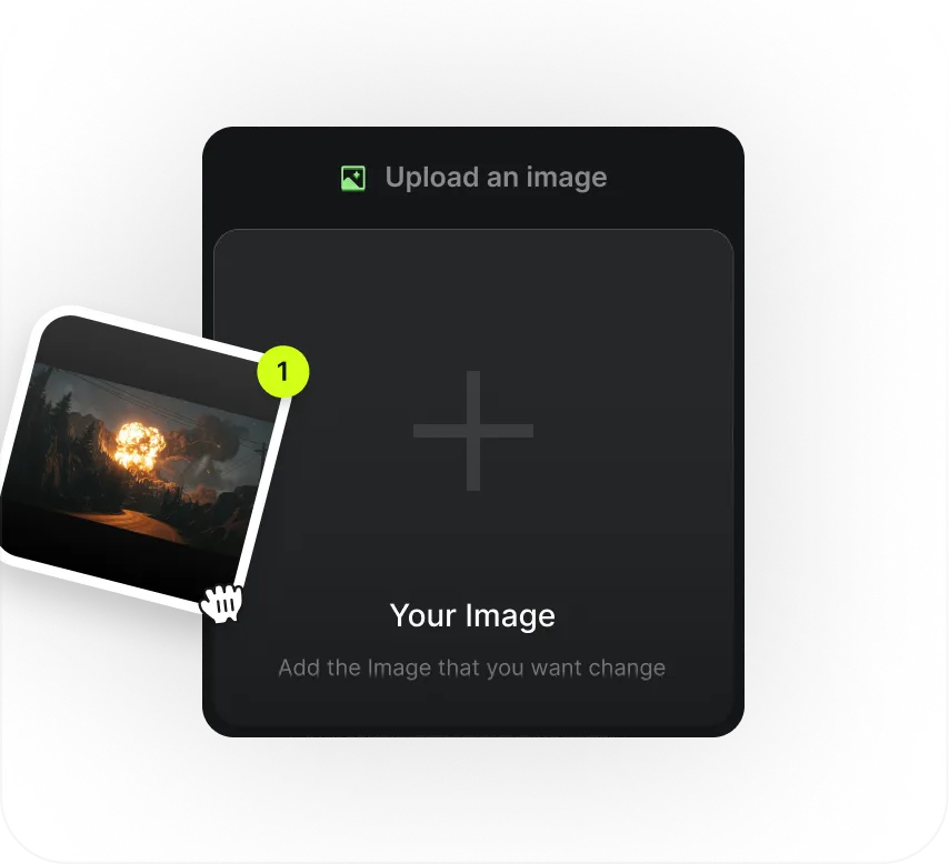 Input Image Reference: Upload reference images to guide your vision