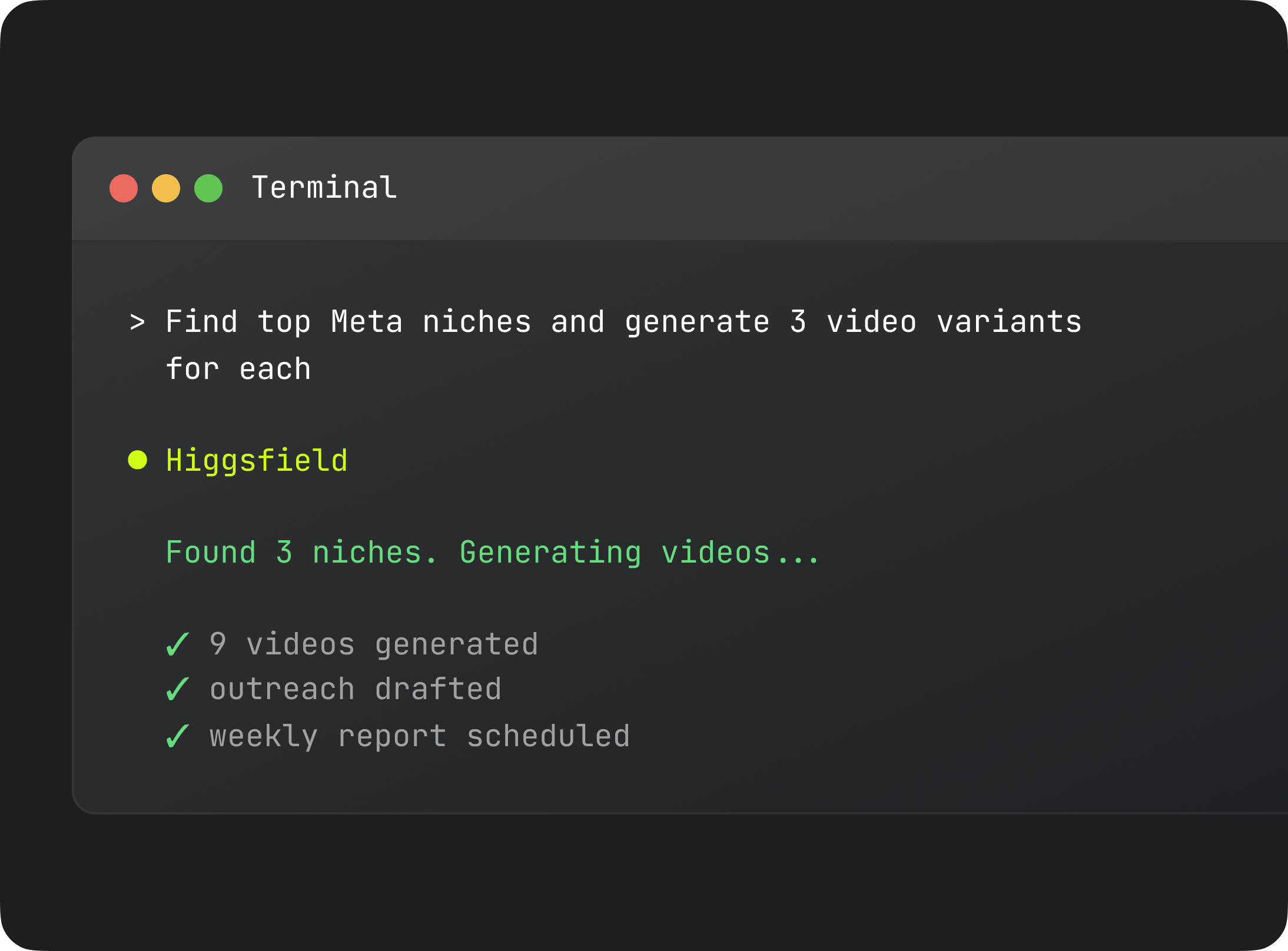 One prompt replaces your entire agency