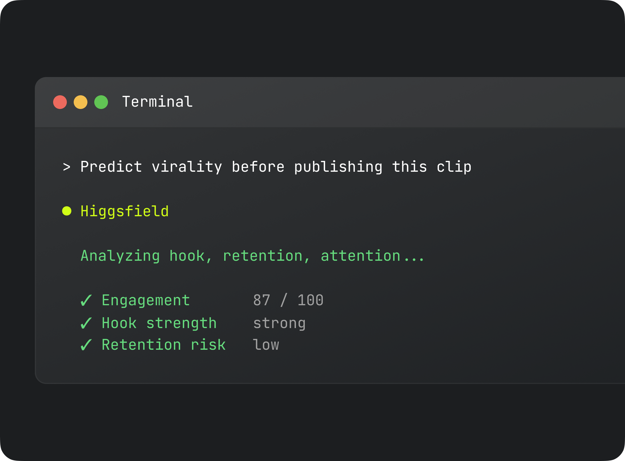 Engagement score