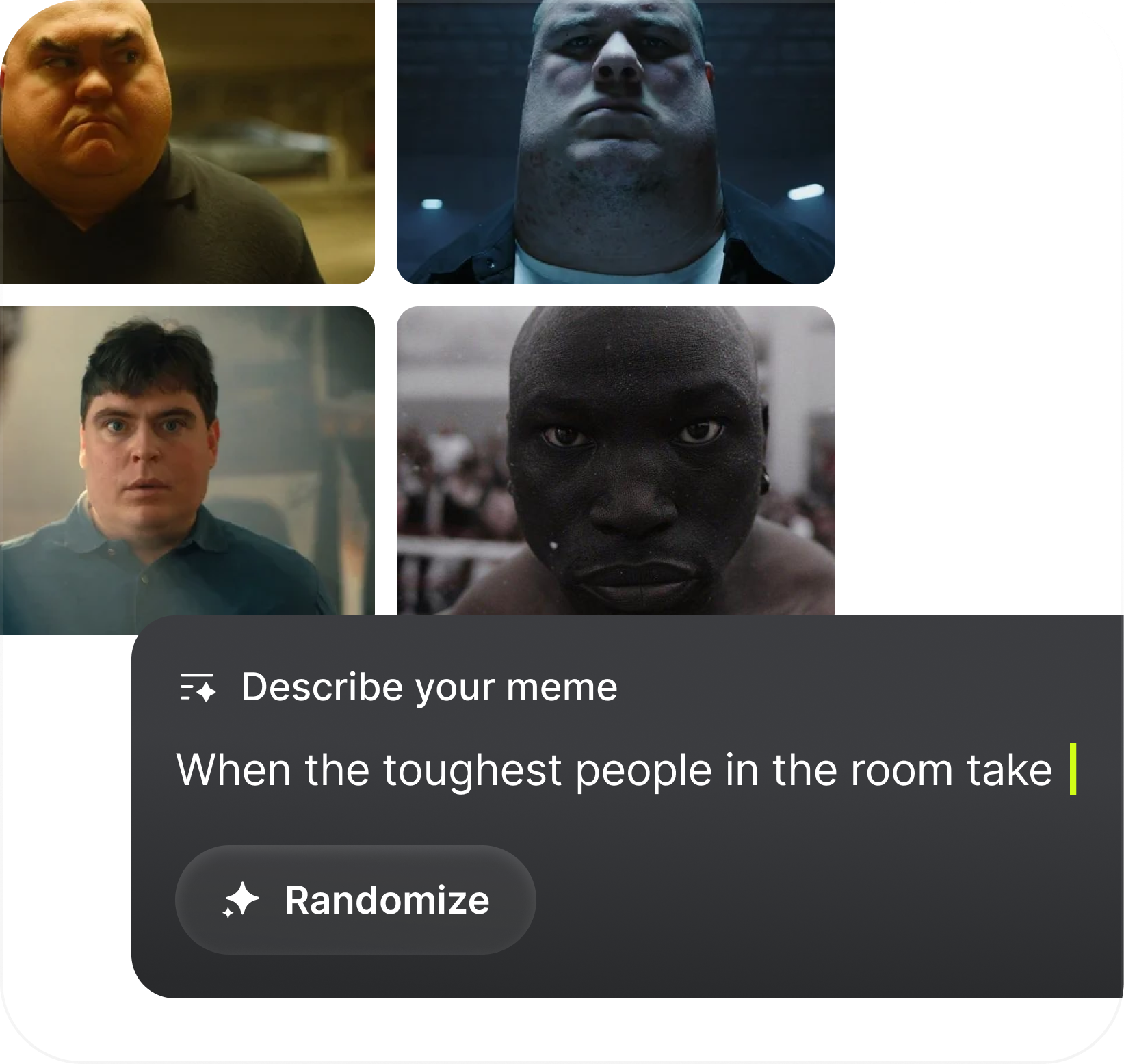 Make your own meme: Start from scratch with a prompt