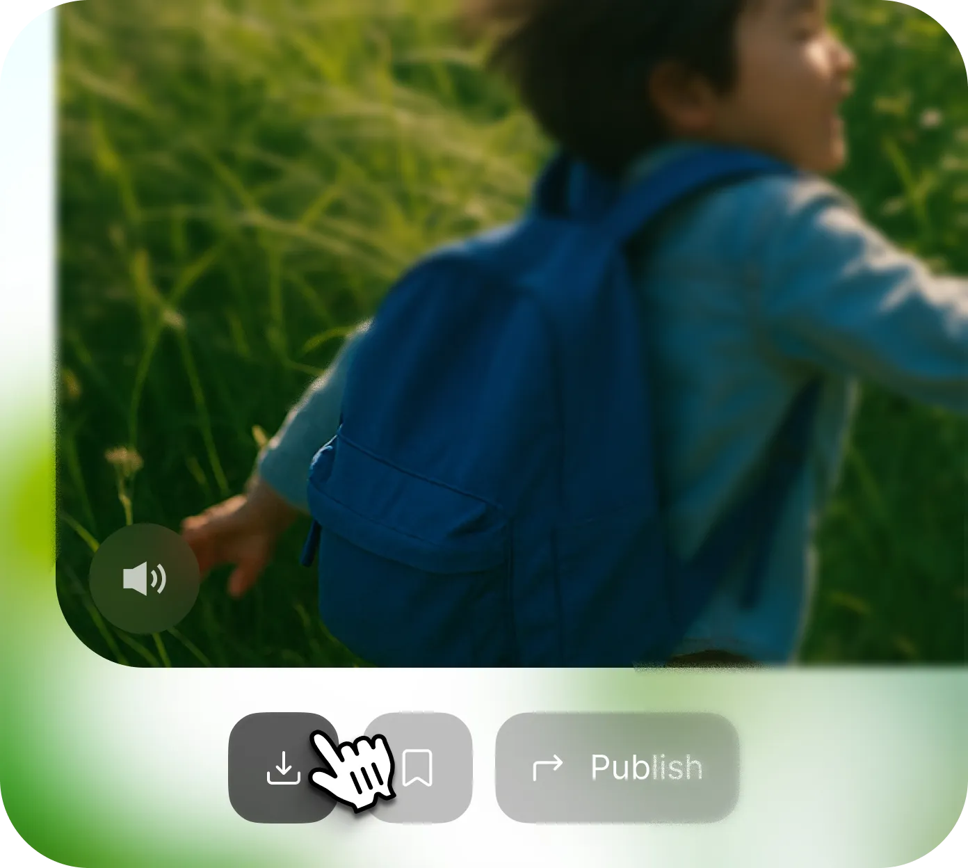 Using an image reference in Sora 2 AI video generator to guide motion and framing, showing a child running through a wildflower field.