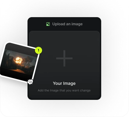 Input Image Reference: Upload reference images to guide your vision